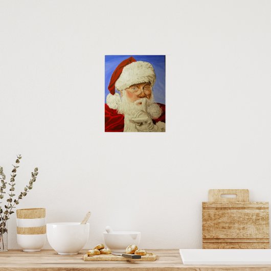 Santa Claus Poster (Keuken)
