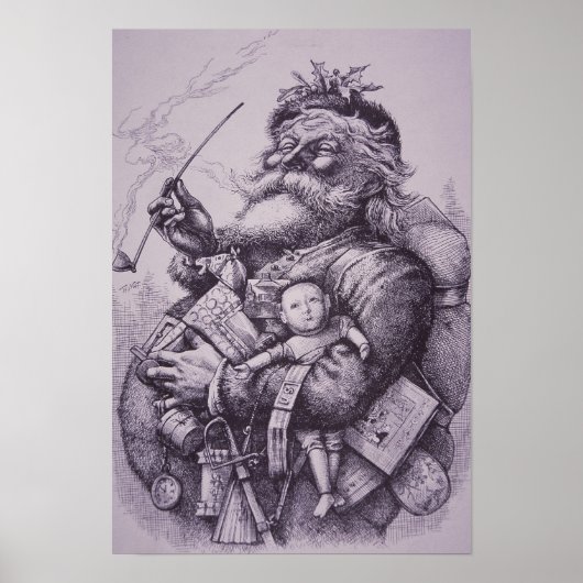 Santa Claus Poster (Voorkant)