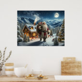 Santa Claus Poster (Keuken)