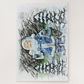 santa claus puzzel (Verticaal)