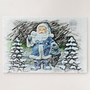 santa claus puzzel legpuzzel