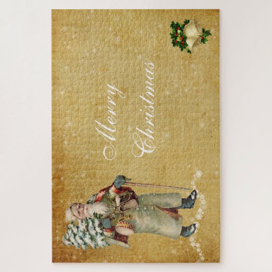 Santa Claus Puzzle Legpuzzel (Verticaal)
