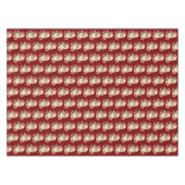 Santa Claus Retro Christmas Pattern Tafelkleed (Voorkant (Horizontaal))