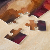 Santa Claus Rhodesian Ridgeback Christmas Art Legpuzzel (Zijkant)