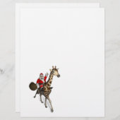 Santa Claus Riding A Giraffe (Voorkant / Achterkant)
