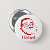Santa Claus Ronde Button 5,7 Cm (Voorkant /achterkant)