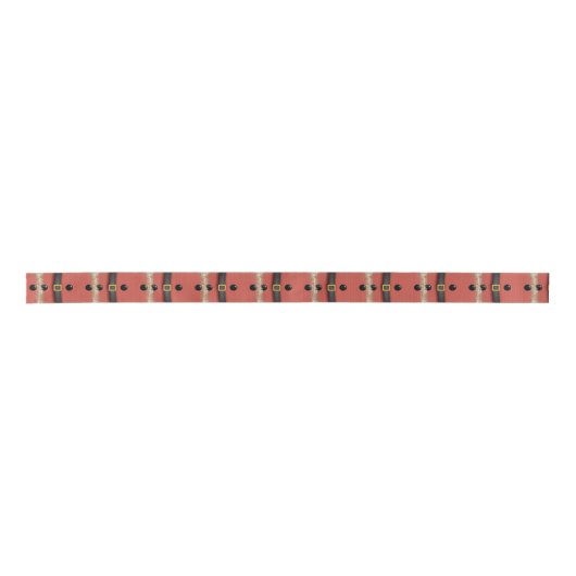 santa claus roodpak ribbon lint (Voorkant)