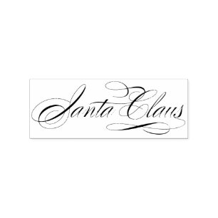 Santa Claus Signature kerstII Rubberstempel