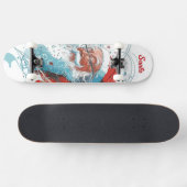 Santa Claus Skateboard (Horizontaal)