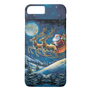 Santa Claus Sleigh iPhone 8 Plus / 7 Plus Hoesje