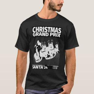 Santa Claus Sleigh Racing Xmas Motor Sport A T-shirt