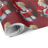 Santa Claus Speelgoed Cadeaupapier (Rol Hoek)