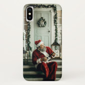 Santa Claus-speelmuziek Case-Mate iPhone Case (Achterkant)