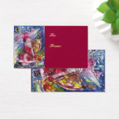 SANTA CLAUS SPEELT HARP IN HET MOONLIGHT VISITEKAARTJE (Bureau)