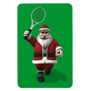 Santa Claus-speltennis Magneet