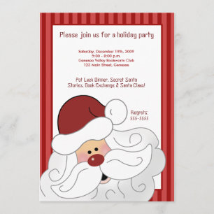 SANTA CLAUS St. Nick Fête Invitation