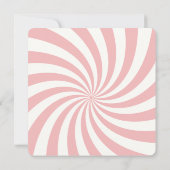 Santa Claus Starburst Screwball Graphics Flat Card (Achterkant)