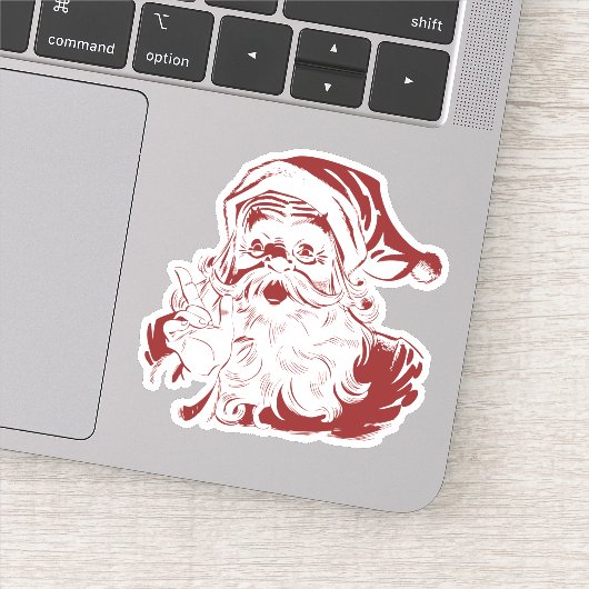Santa Claus Sticker (Detail)