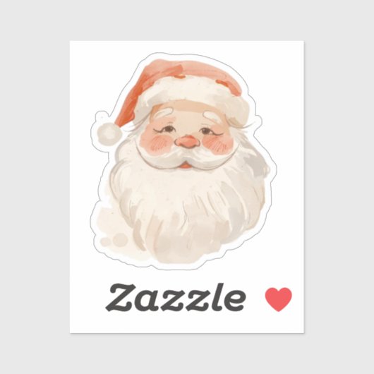 Santa Claus Sticker  (Feuille)