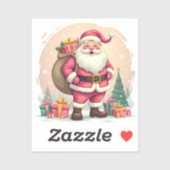 Santa Claus Sticker (Vel)