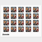 Santa Claus Stickers (Vel)