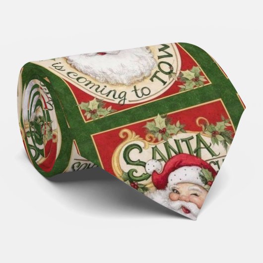 Santa Claus Stropdas (Opgerold)