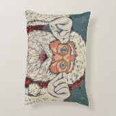 Santa Claus Surprise Accent Kussen (Achterkant (Verticaal))