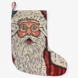 Santa Claus Surprised Kleine Kerstsok