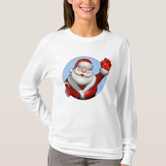 Santa Claus T-Shirt Women (Voorkant)