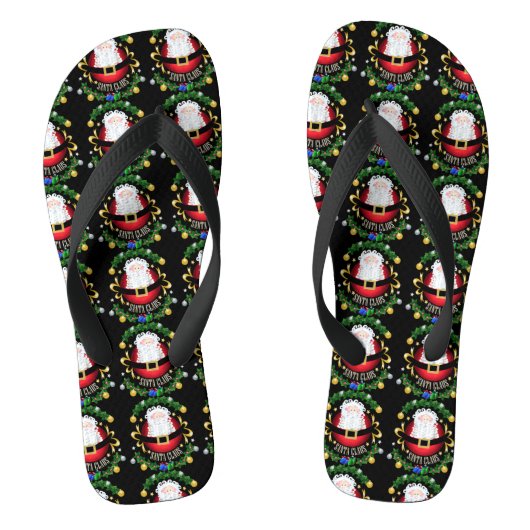 Santa Claus Teenslippers (Voetbed)