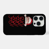 santa claus themed phone case iPhone hoesje (Achterkant horizontaal)