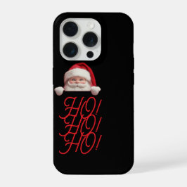 santa claus themed phone case iPhone 15 pro hoesje