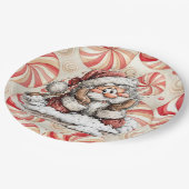 Santa Claus Thinking As He Fell  Papieren Bordje (Gekanteld)