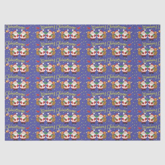 Santa Claus Tissuepapier (Voorkant)