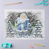 santa claus tissuepapier (Craft)