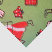 santa Claus Tissuepapier (Detail)