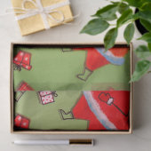 santa Claus Tissuepapier (Geschenk)