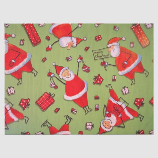 santa Claus Tissuepapier (Voorkant)