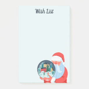 Santa Claus Town in Wereldbol Post-it® Notes