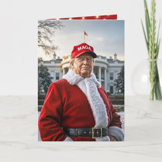 Santa Claus Trump Kaart (Voorkant)
