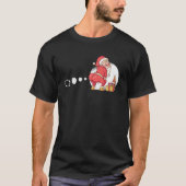 Santa Claus Ugly Fart Transmitter T-shirt (Voorkant)