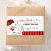 Santa Claus Vakantie Bakken / Koekje Sticker (Insitu)