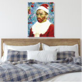 Santa Claus, Van Gogh toile étirée (Insitu(Chambre))