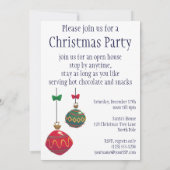 Santa Claus vintage, Noël Invitation (Dos)