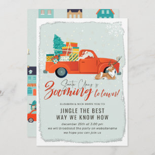 Santa Claus Virtuele kerstfeestdag Kaart