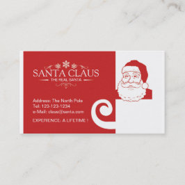 Santa Claus visitekaartje