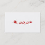 Santa Claus visitekaartje (Achterkant)