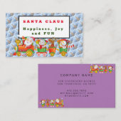 Santa Claus Visitekaartje (Voorkant / Achterkant)