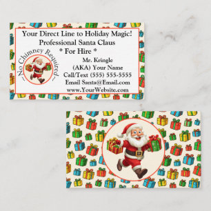 Santa Claus Visitekaartje Holiday Magic