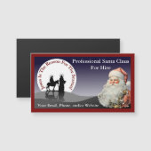 Santa Claus Visitekaartje Magnetisch (Voorkant / Achterkant)